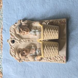 Occupied japan 1943 thru 1953 hand painted ceramic piece,